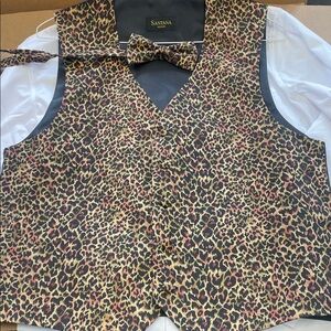 Leopard Print Men's Vest